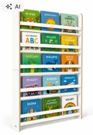 regal-na-ksiazki-dla-dzieci-biblioteczka-14090-bsh-95-bialy