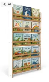 regal-na-ksiazki-dla-dzieci-biblioteczka-14090-bsh-95-bialo-debowy