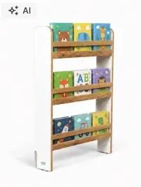 regal-na-ksiazki-dla-dzieci-biblioteczka-8060-bsh-63-bialo-debowy