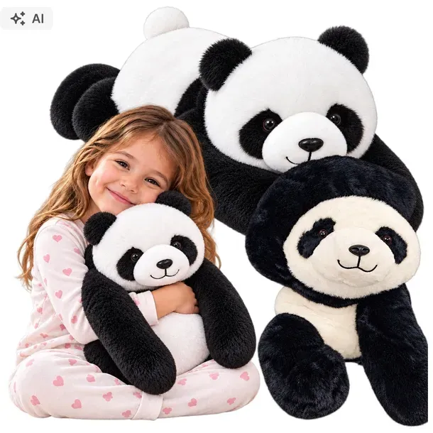 Miś obciążeniowy Panda 65 cm pluszak maskotka duży 1kg ADHD autyzm stres HQ