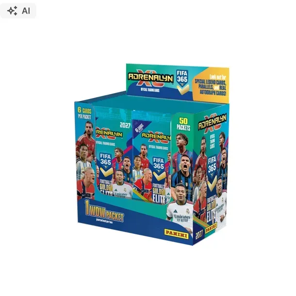 ZESTAW 50 KART PILKARSKICH PANINI FIFA 365 2027 + GRATIS KARTY LIMITED