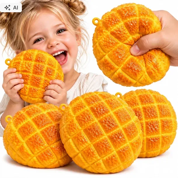 CHRUPIĄCY GNIOTEK CRUNCHY CIASTECZKO SQUISHY ANTYSTRESOWY DO ŚCISKANIA