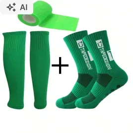 shein-getry-pilkarskie-zielone-z-tasma-i-antyposlizgiem-1la