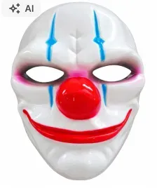 maska-payday-clown-horror-chains-klaun-przebranie-stroj-karnawal-halloween