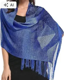 metaliczny-szal-damski-sapphire-blue-blyszczaca-narzutka