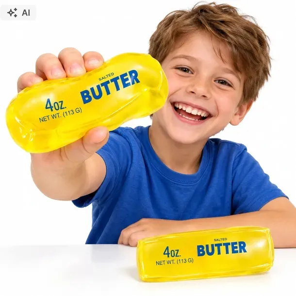 GNIOTEK MASŁO WAZELINOWY SQUISHY BUTTER Z WAZELINĄ ANTYSTRESOWY SENSORYCZNY