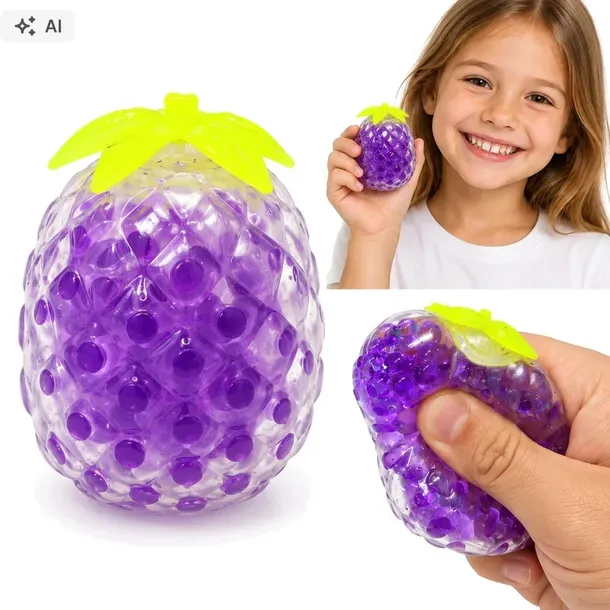 Gniotek Owoc ananas Squishy Antystresowy Sensoryczny Miękki owoce ADHD gra