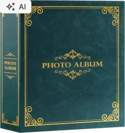 album-fotograficzny-na-zdjecia-1000-pamiatkowe-komunia-slub-zielony-r123