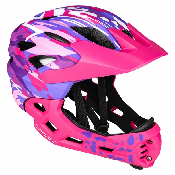 Kask rowerowy Full Face szczękowy na rower hulajnogę Bervee ALPINE Wave M