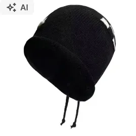 czapka-zimowa-damska-czarna-beanie-ciepla-dzianinowa