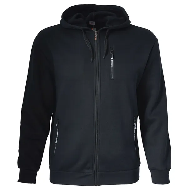 Bluza męska z kapturem rozpinana na zamek kieszenie duże rozmiary 6XL / 7XL