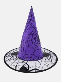 kapelusz-wiedzmy-czarownicy-z-pajeczyna-pajakami-przebranie-halloween