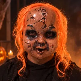 maska-na-halloween-upiorne-dziecko-zombie-laleczka-potwor-straszna-one-size