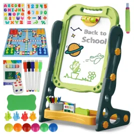 dwustronna-tablica-edukacyjna-kredowa-magnetyczna-dzieci-stojaca-akcesoria