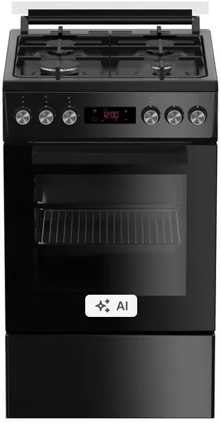Kuchnia Beko FSE52321DBD 50cm 55L 7900W 6funkcji Termoobieg SteamShine