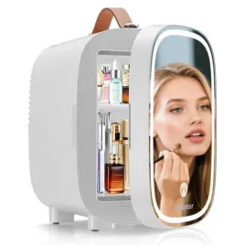 mini-lodowka-kosmetyczna-4l-lusterko-led-chlodzenie-grzanie-12v-biala