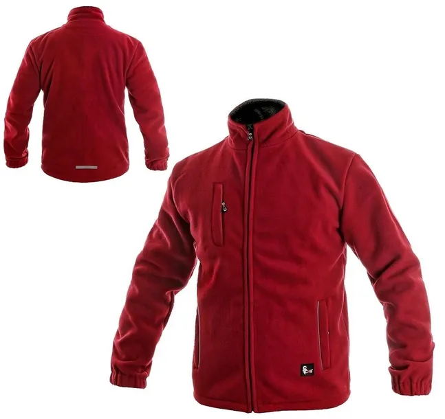 Bluza Canis CXS OTAWA POLAR 450gr GRUBA CZERWONA CIEPŁA MODNA r XL