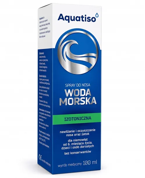 Woda morska izotoniczna Aquatiso, spray ,100 ml