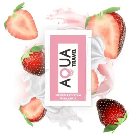 aqua-travel-strawberry-cream-flavour-waterbased-lubricant-6-ml