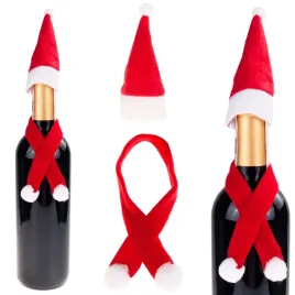 etui-ubranko-na-butelke-wino-swiateczne-czapeczka-szalik-mikolaj-pokrowiec