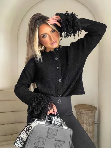 SWETER BY ME PONY CZARNY