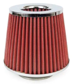 filtr-powietrza-sportowy-stozkowy-czerwony-chrom-plus-3-adaptery-redukcje