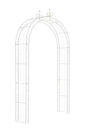 pergola-ogrodowa-metalowa-luk-rozany-sun-podpora-roslin-biala