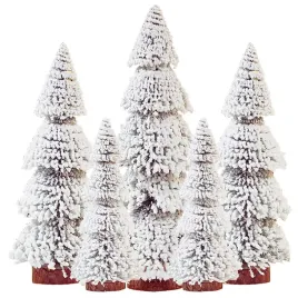 choinki-mini-sztuczne-5-szt-15-20-25-cm-osniezone-dekoracja-swiateczna