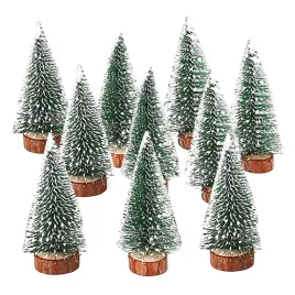choinki-mini-sztuczne-10-szt-10-cm-snieg-drewniana-podstawa-dekoracja