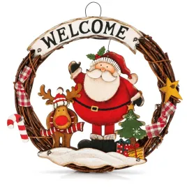 wieniec-swiateczny-25-cm-na-drzwi-welcome-mikolaj-renifer-choinka