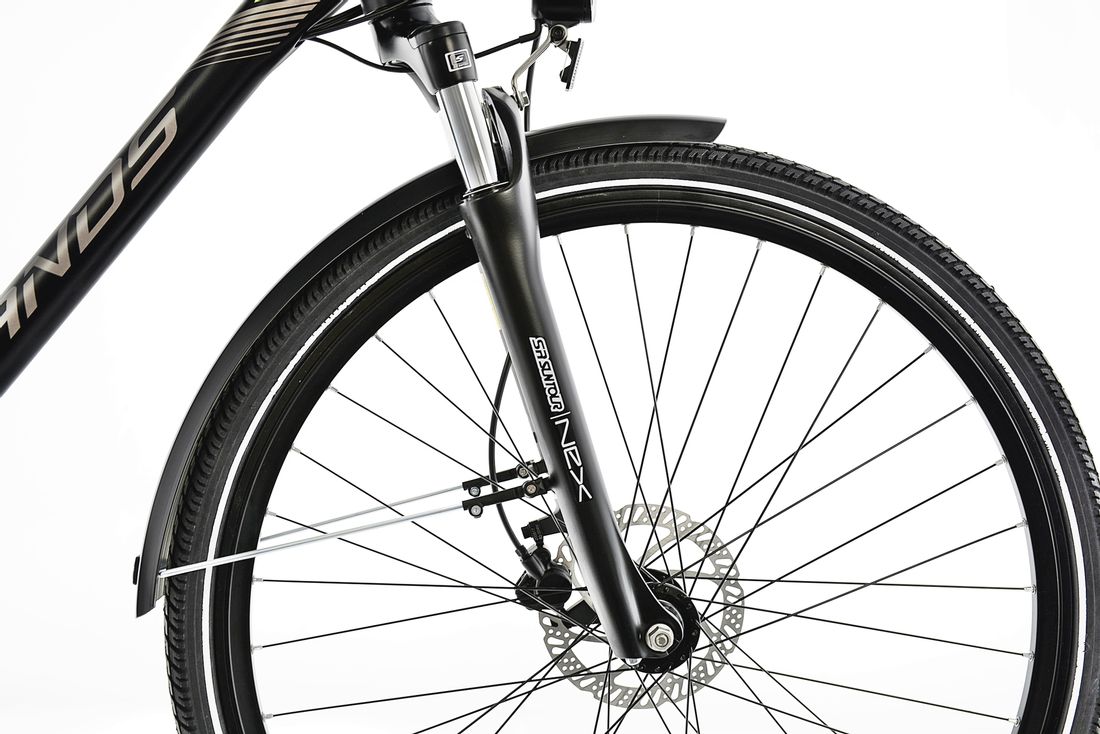 Rower elektryczny EBIKE 28 Kands LESTER 21 czarny 2021 ERLI.pl