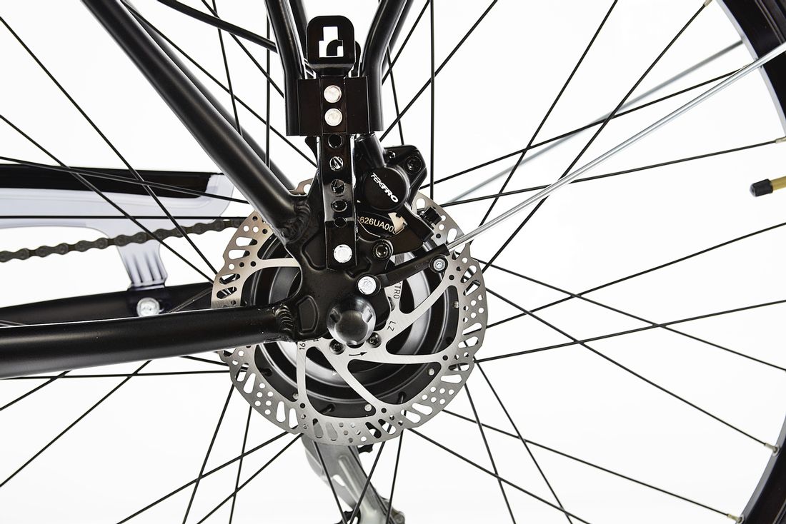 Rower elektryczny EBIKE 28 Kands LESTER 21 czarny 2021 ERLI.pl