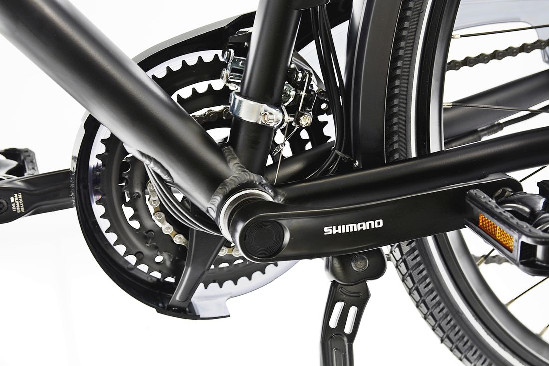 Rower elektryczny EBIKE 28 Kands LESTER 21 czarny 2021 ERLI.pl