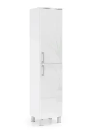 slupek-lazienkowy-wysoki-40cm-bialy-polysk-akryl