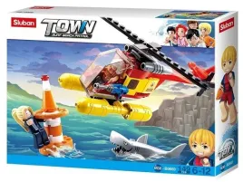 klocki-sluban-helikopter-ratunkowy-rekin-dwa-ludziki-oryginal-149-el