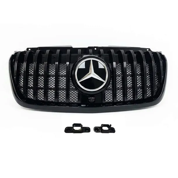 Atrapa Przednia GT Czarny Siatka Mercedes-Benz Sprinter III W907/W910 2018–