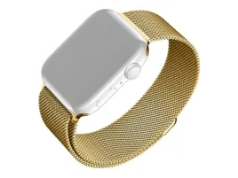 zlota-bransoleta-mesh-dla-apple-watch-42-49-mm-fixed-milanese-loop