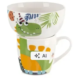 kubek-z-miseczka-dla-dziecka-porcelanowy-dinozaur-2-el