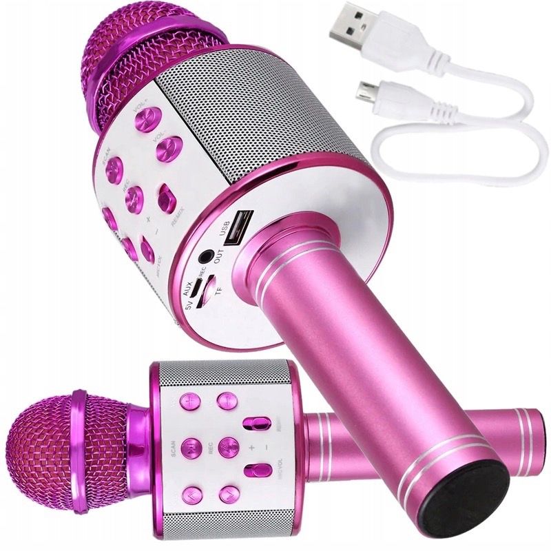 Promocja Mikrofon Karaoke Bezprzewodowy Głośnik Bluetooth 1 wyprzedaż przecena