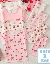 shein-komplet-rozowa-pizama-bluzka-spodenki-s06-128-134