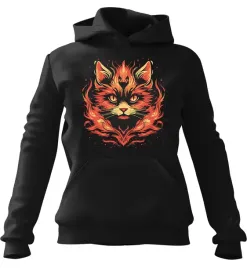 bluza-meska-z-kapturem-kot-w-plomieniach-czarna-xl