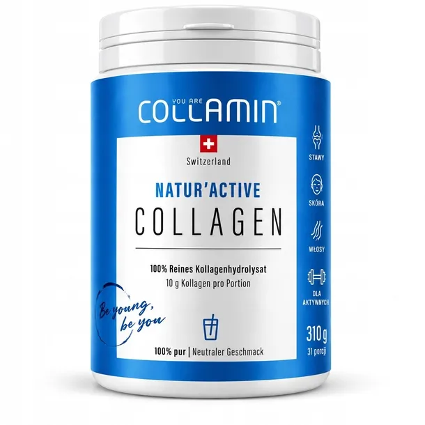 COLLAMIN Natur'Active Kolagen Wołowy 310g Hydrolizat Peptydy