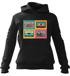 bluza-meska-z-kapturem-retro-kasety-czarna-l