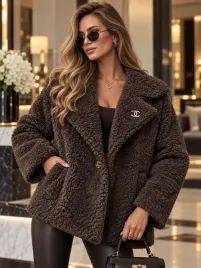 krotka-damska-kurtka-baranek-czekoladowa-art26-337-royalfashion-art26-337-ciemnobrazowe