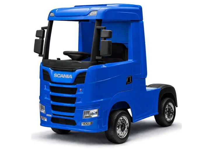 Auto Na Akumulator Scania 500R Miękkie koła EVA Skóra Pilot 4x4 Niebieski