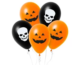 balony-czaszki-i-dynie-30-cm-5-szt
