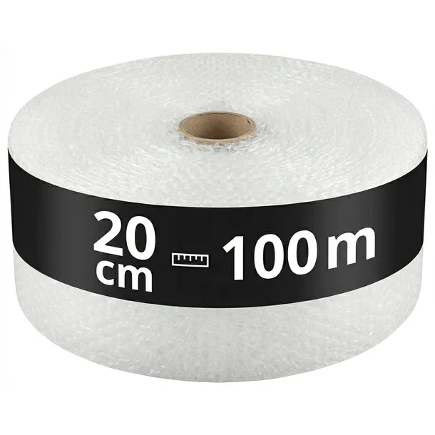 FOLIA BĄBELKOWA 20cm 100m Pęcherzykowa Ochronna MOCNA DŁUGA ROLKA PRODUCENT