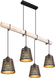 lampa-wiszaca-globo-15451-4h-85cm-czarny-mat-drewno
