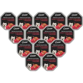 cesar-mokra-karma-dla-psa-wolowina-i-watrobka-w-terynie-14x-150g