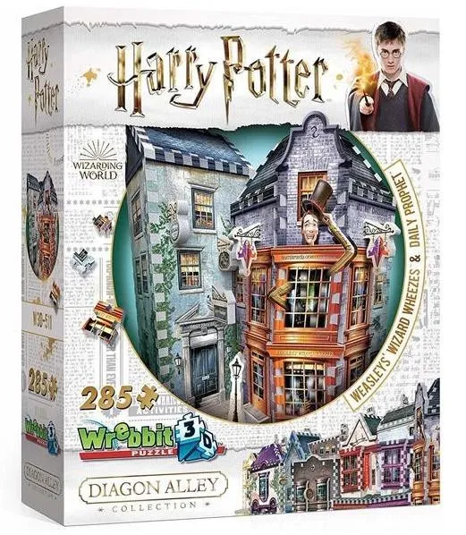 wrebbit-puzzle-3d-285-el-hp-weasley-s-wizard